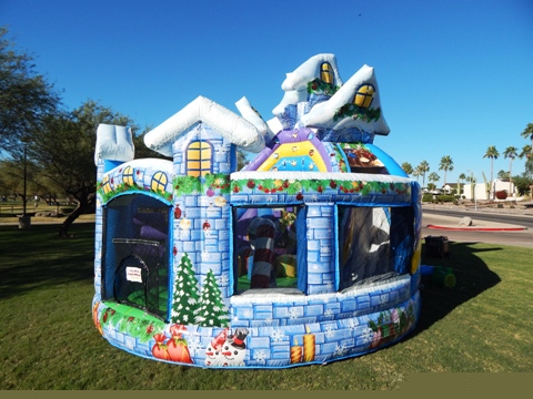 Christmas themed Bounce House Rental Phoenix